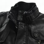 Orlando | Elegante giacca da biker in pelle lunga