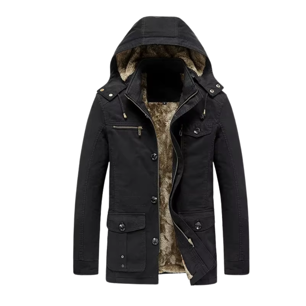 Luca | Elegante cappotto invernale imbottito Premium