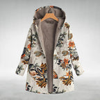 Giacca in Pile – Stampa Floreale – Strato Comodo per Tutti i Giorni