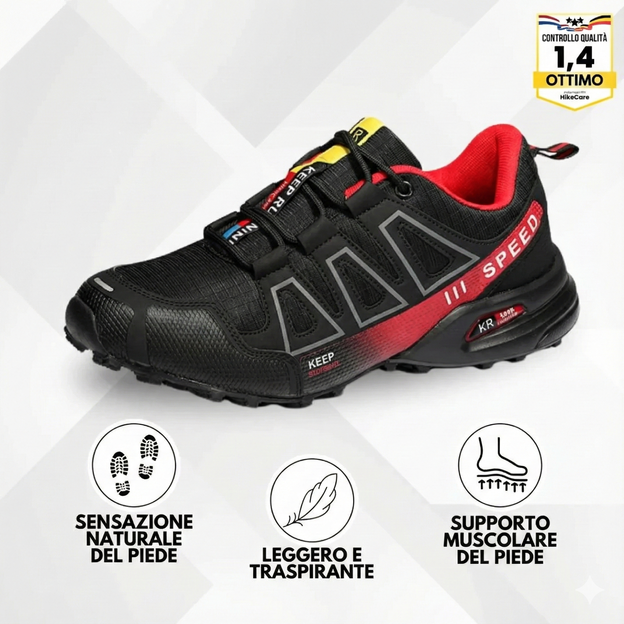 OrthoTrekking - Scarpe da trekking ed escursionismo ergonomiche per alleviare il dolore