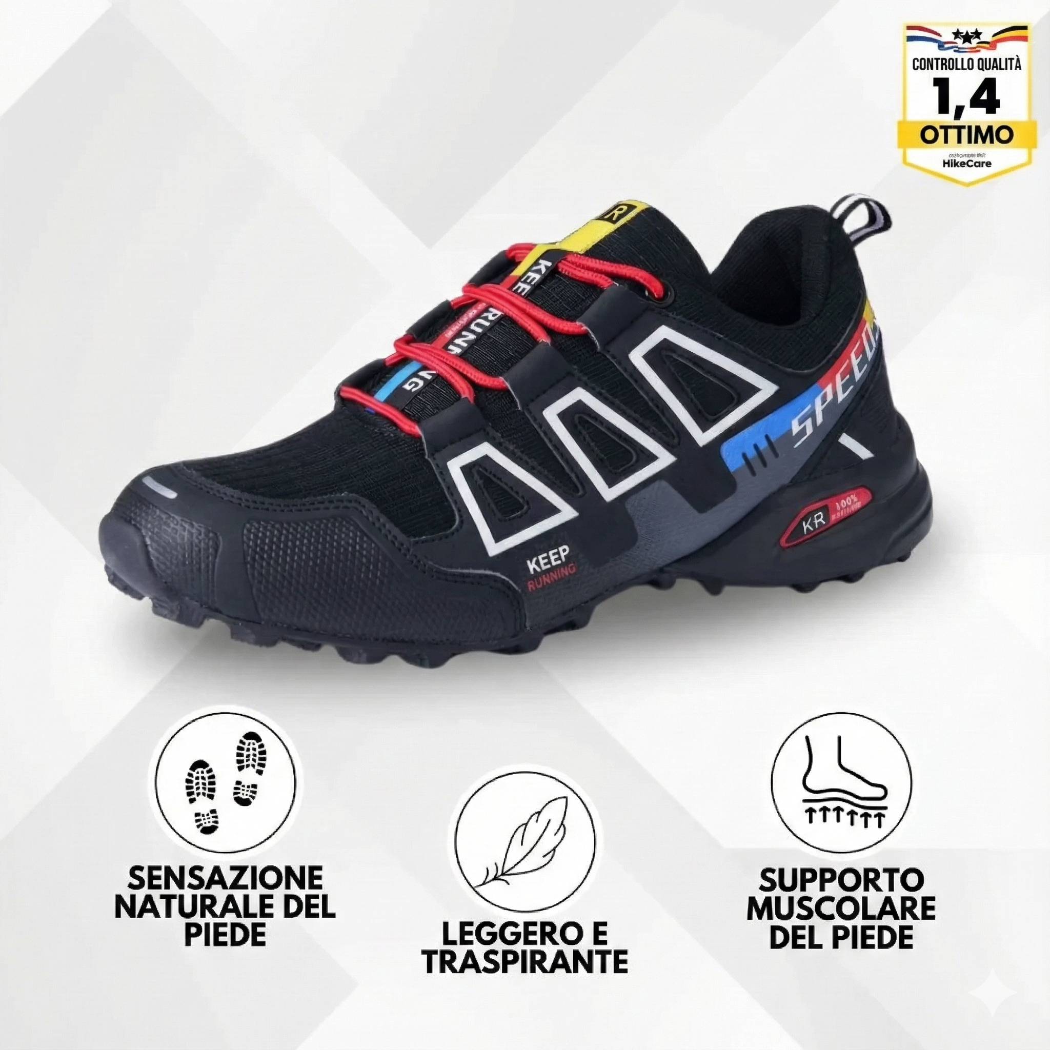 OrthoTrekking - Scarpe da trekking ed escursionismo ergonomiche per alleviare il dolore