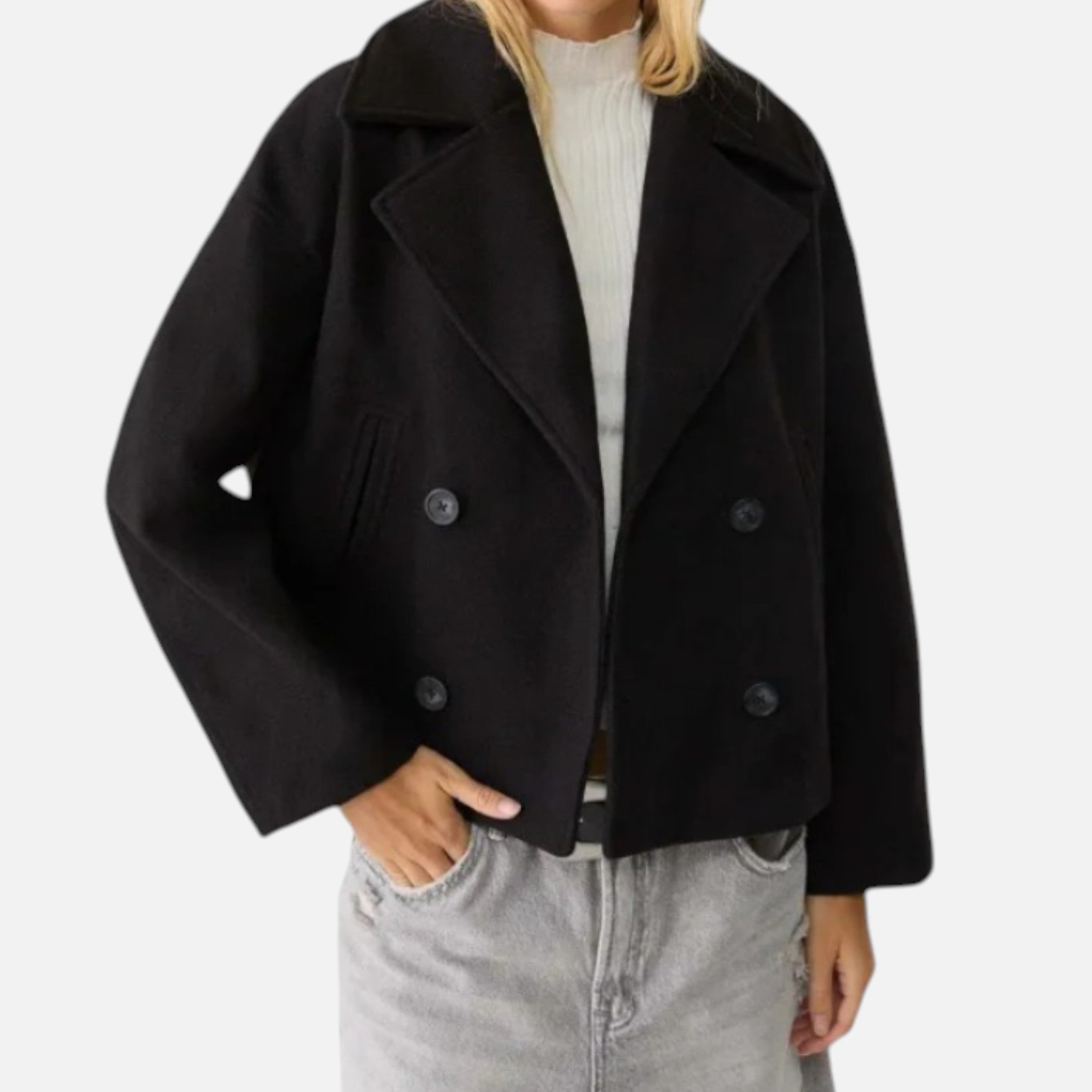 Cappotto Oversize – Tessuto Leggero – Stile Urbano Moderno