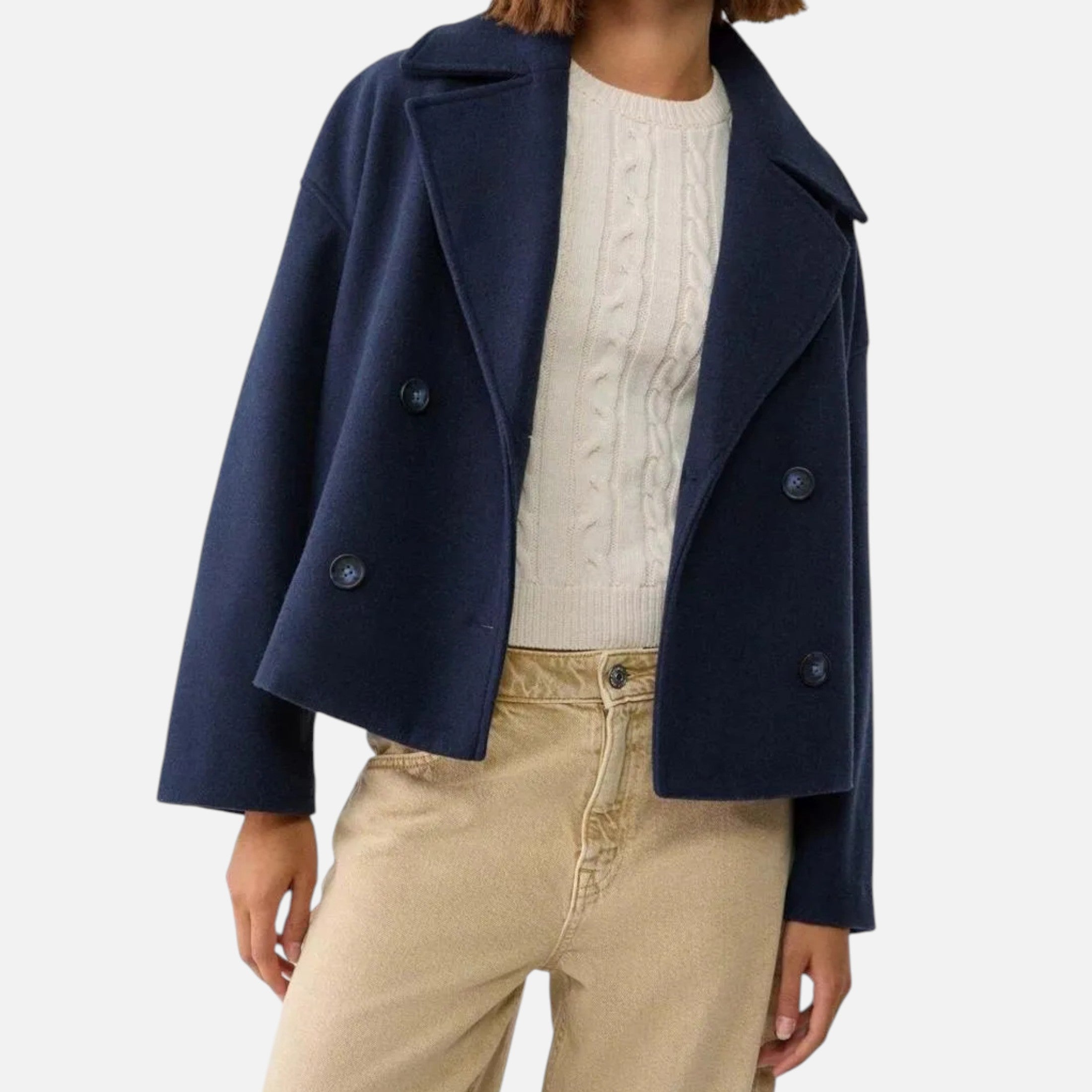 Cappotto Oversize – Tessuto Leggero – Stile Urbano Moderno