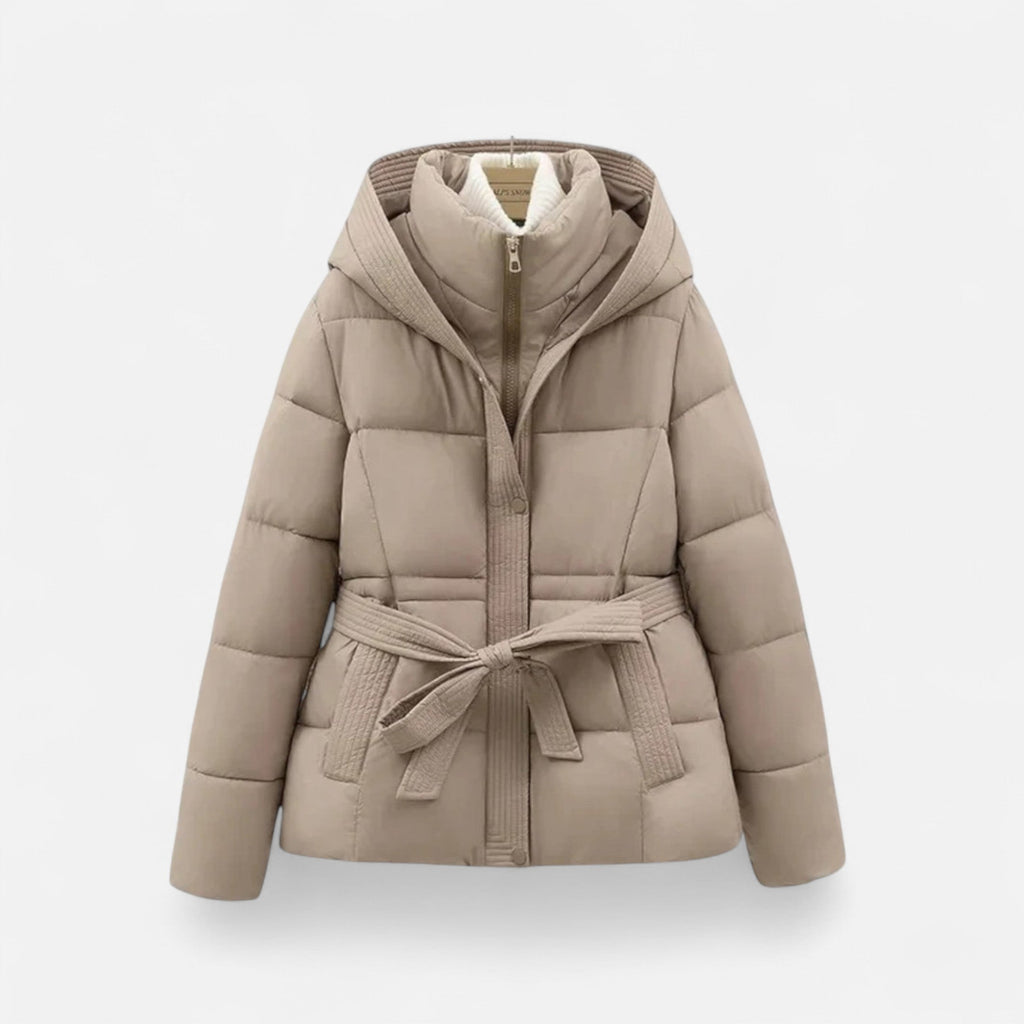 Giacca Trapuntata – Design Cinturato – Essenziale Chic per l'Inverno