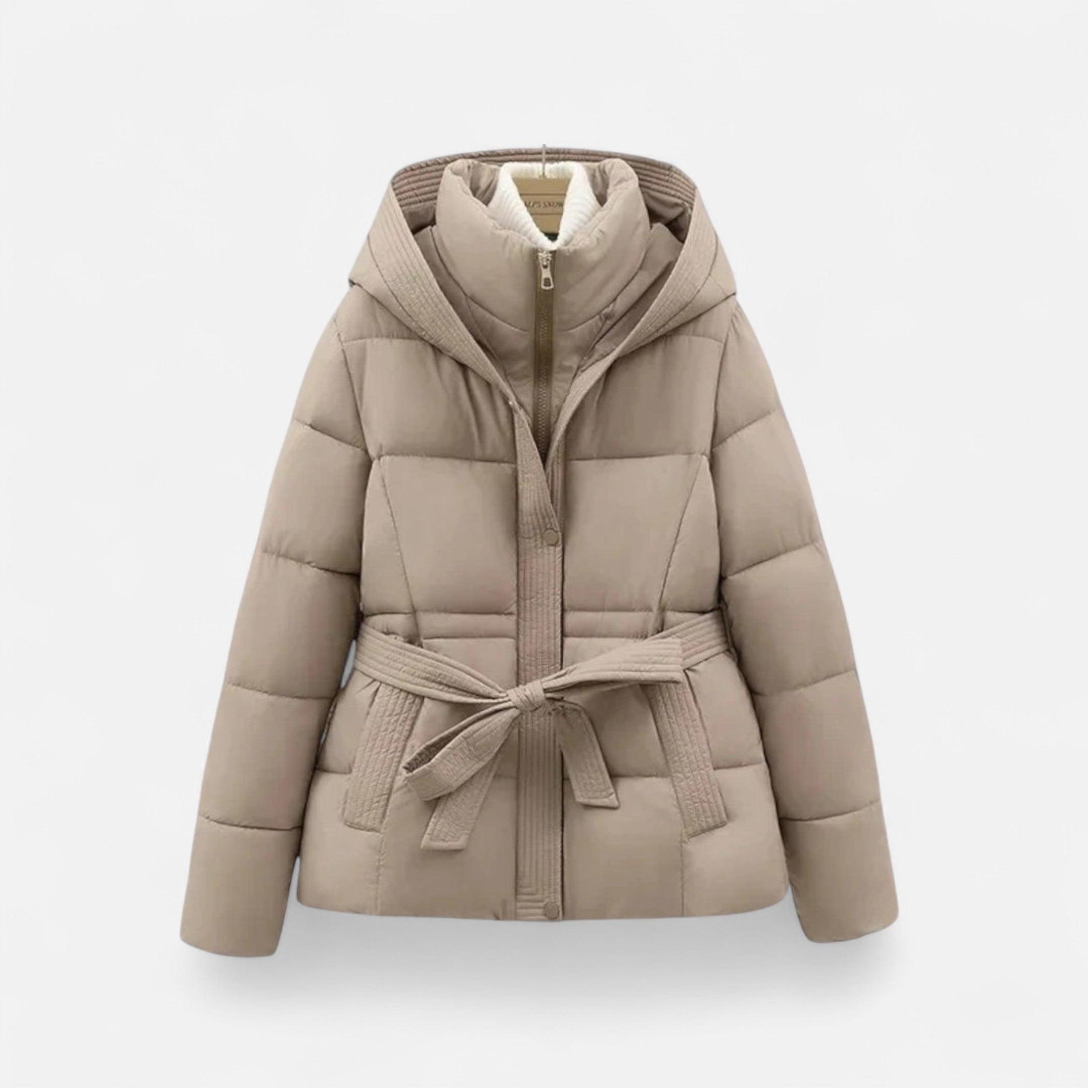 Giacca Trapuntata – Design Cinturato – Essenziale Chic per l'Inverno