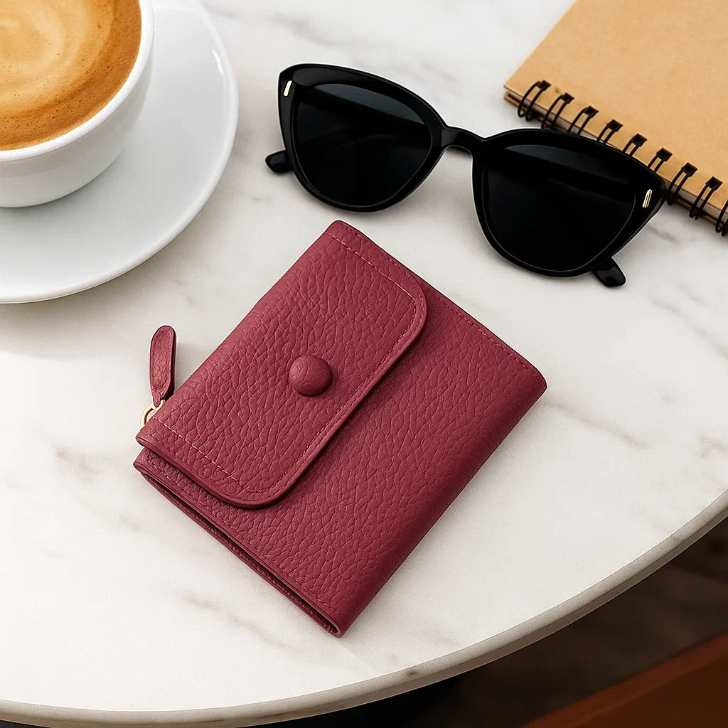 Araceli – Mini Portafoglio da Viaggio con Scatto