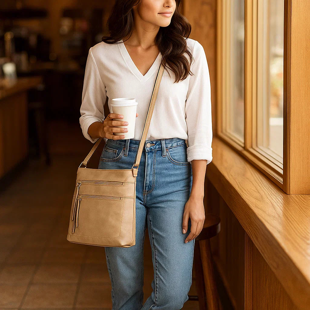 Inverno – Borsa a Tracolla in Pelle Nappa