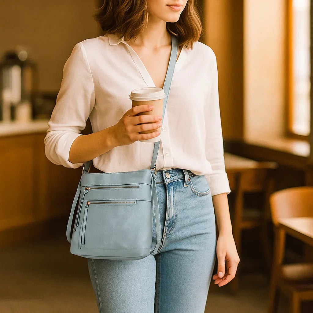 Inverno – Borsa a Tracolla in Pelle Nappa