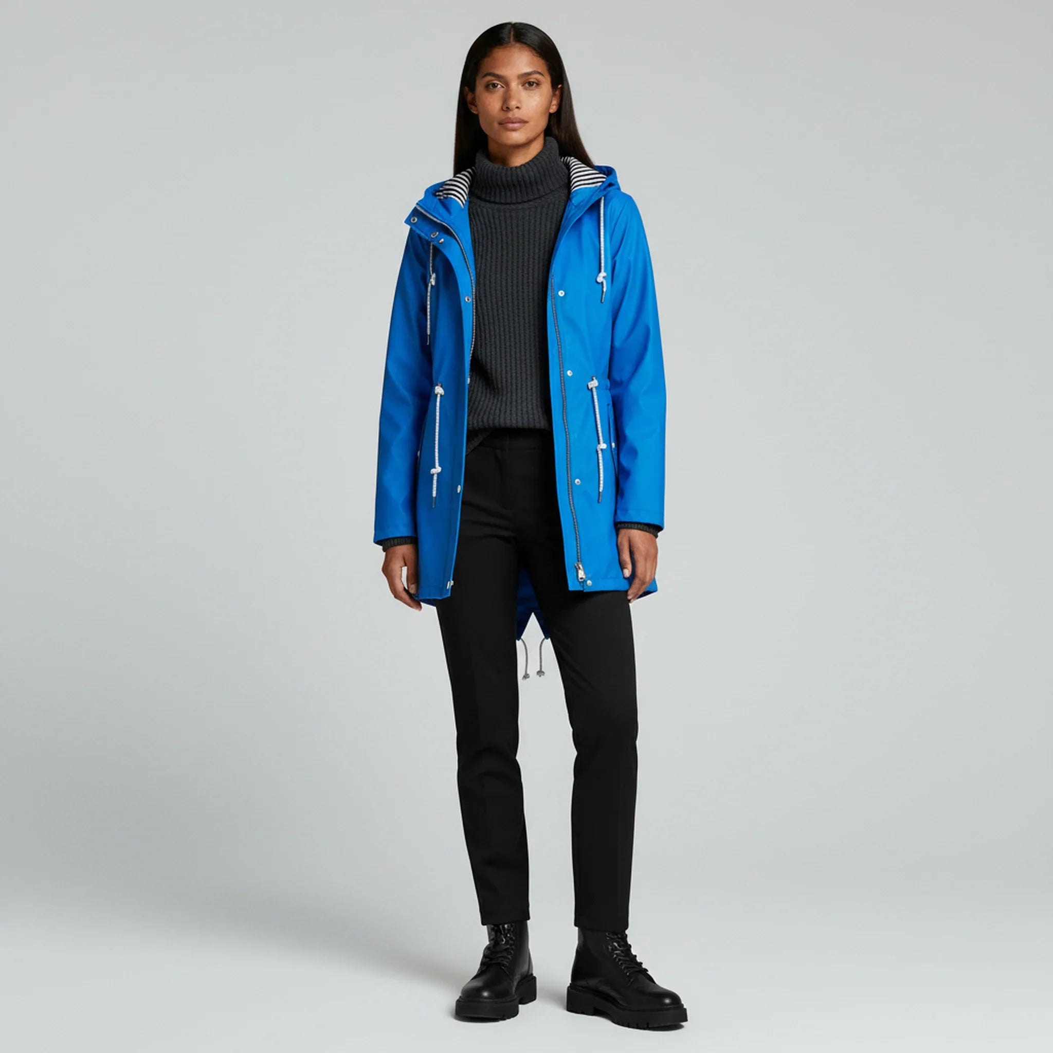 Eloise | Giacca Casual da Donna con Cappuccio e Zip Frontale