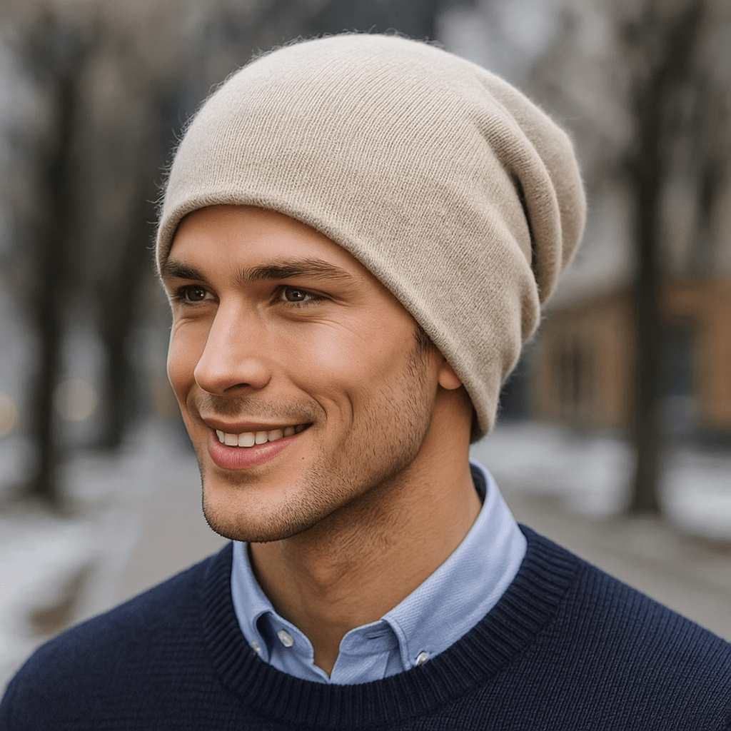 Cappello da uomo in lana - Casual - Invernale - Morbido - Caldo