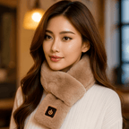 HeatCozy - Sciarpa Riscaldata - Pelliccia Sintetica - Elegante