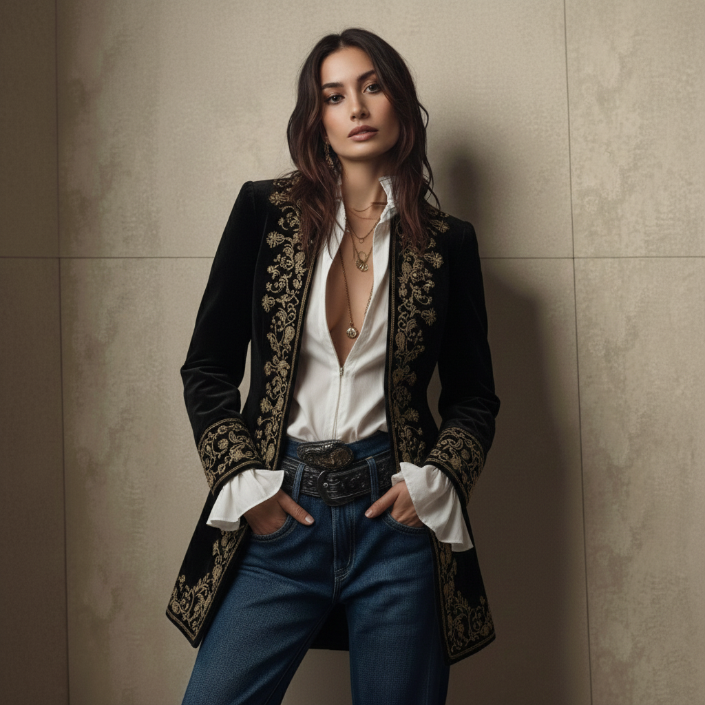 Elise™ | Giacca di velluto di lusso