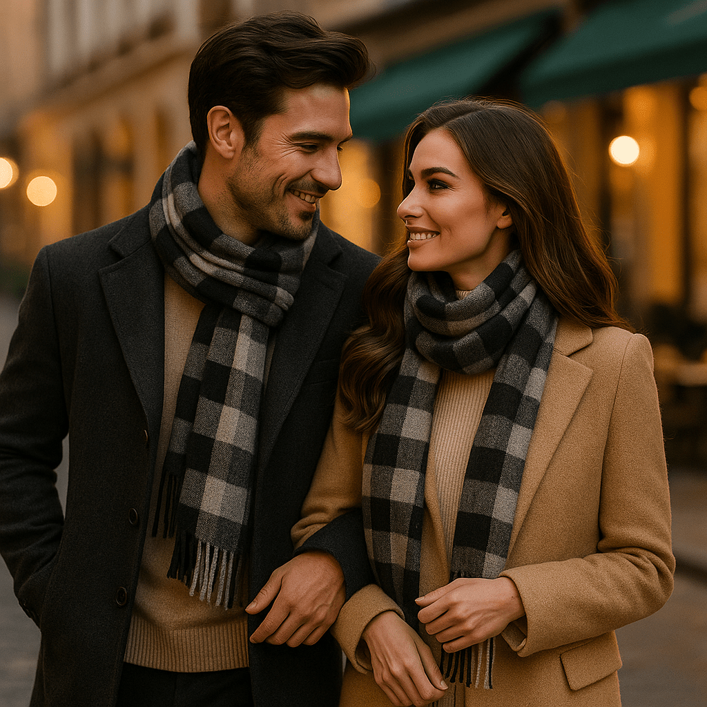 Sciarpa Lana di Lusso - Calda - Morbida - Elegante - Inverno