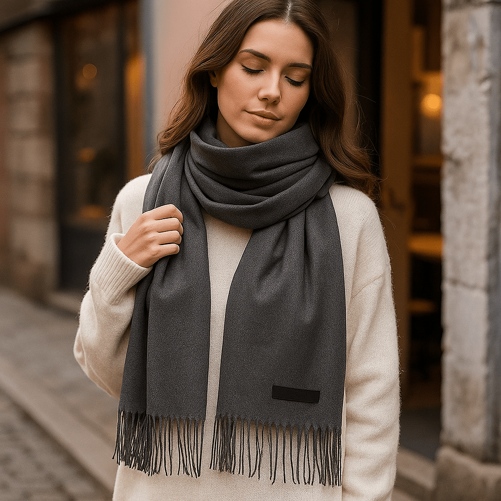 LuxeSoft - Sciarpa di Cashmere - Elegante e Morbida