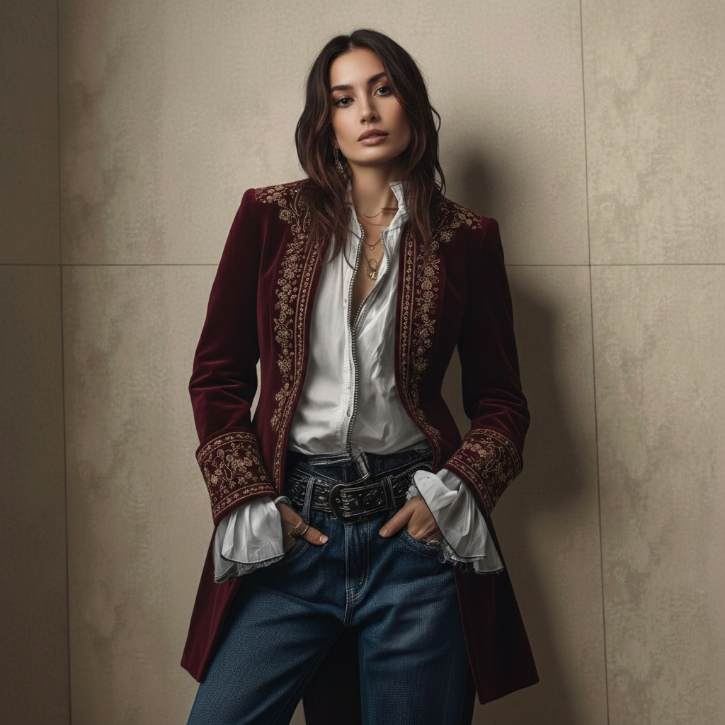 Elise™ | Giacca di velluto di lusso