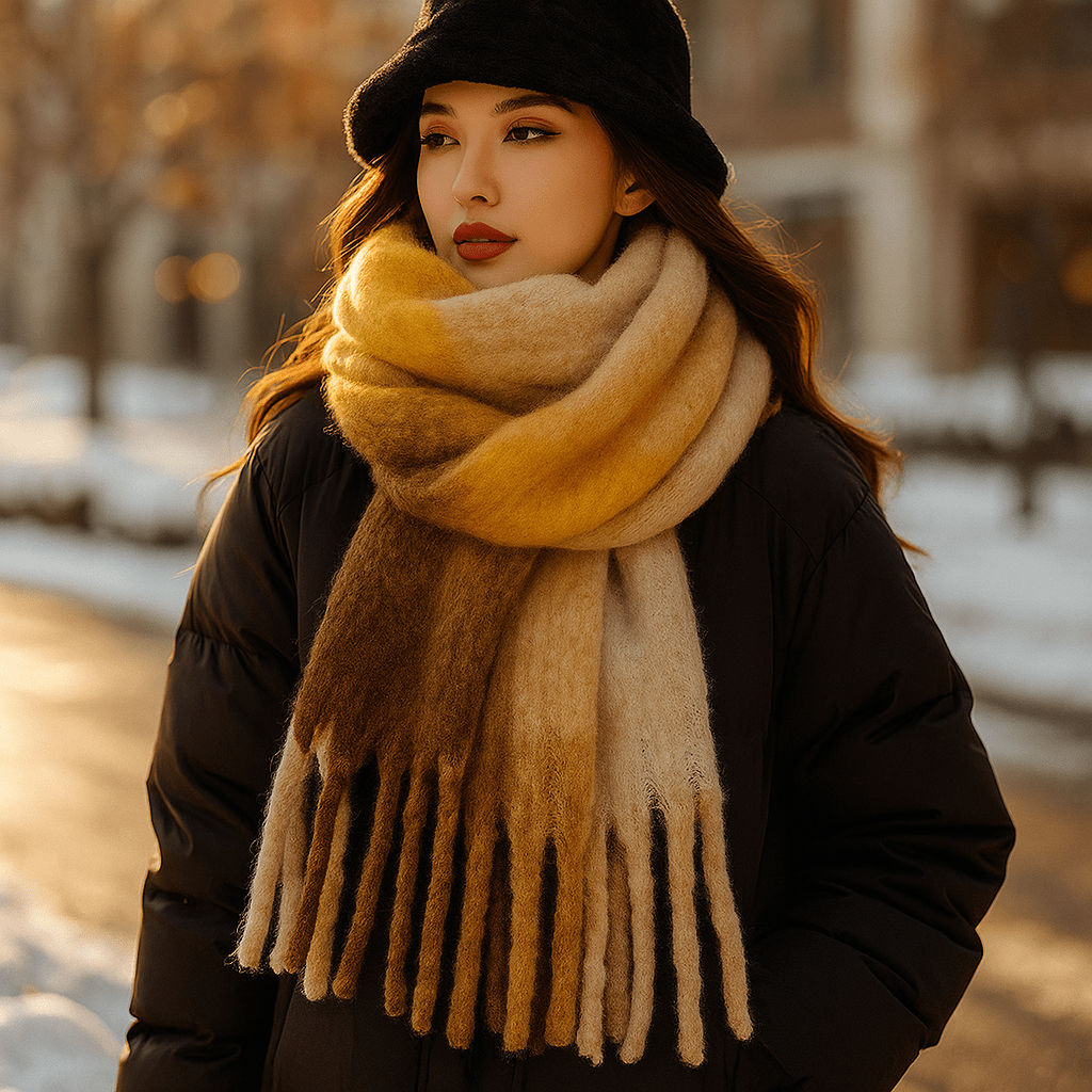 Scarvello - Scarf Lana Spessa - Colorata - Oversize - Calda