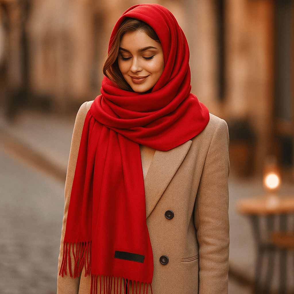 Sciarpa Cashmere Donna - Lunga - Morbida - Elegante - Inverno