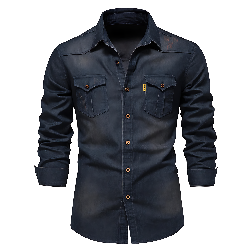 Kilian | Camicia in Denim di Cotone di Alta Qualità
