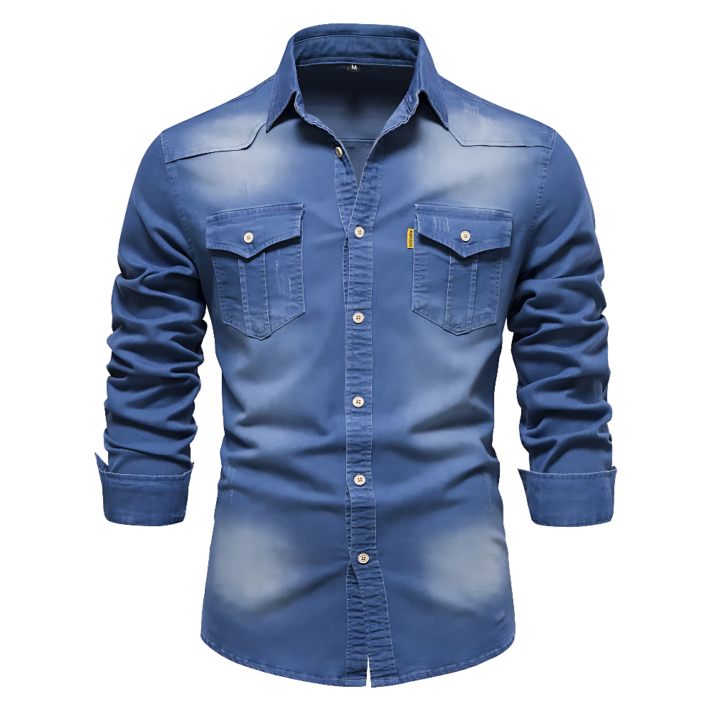 Kilian | Camicia in Denim di Cotone di Alta Qualità