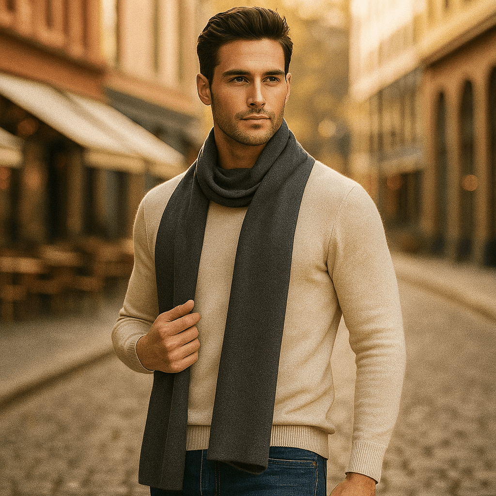 Sciarpa Cashmere Invernale - Uomini - Morbida - Calda - Elegante - Lunga